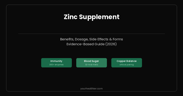 Zinc supplement benefits dosage side effects and forms guide by yourhealthier.com