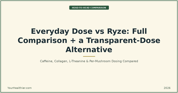 Everyday Dose vs Ryze: Full Comparison + a Transparent-Dose Alternative – YourHealthier