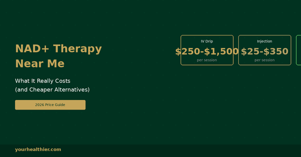 NAD+ Therapy Near Me: Cost Comparison of IV, Injection, and Oral NMN – YourHealthier Guide