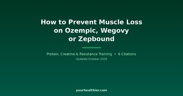 How to Prevent Muscle Loss on Ozempic, Wegovy or Zepbound - Evidence-Based Guide by YourHealthier