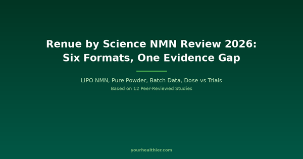 Renue by Science NMN Review 2026: Six Delivery Formats, One Evidence Gap — yourhealthier.com