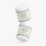 YourHealthier Creatine Hydration Powder jars floating arrangement