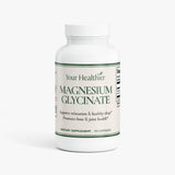 YourHealthier Magnesium Glycinate bottle front, 275mg elemental magnesium