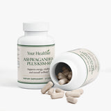 Ashwagandha Plus KSM-66 bottle — label detail, view 3